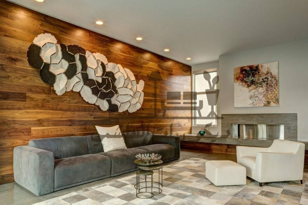 ديكورات خشب للجدران مودرن