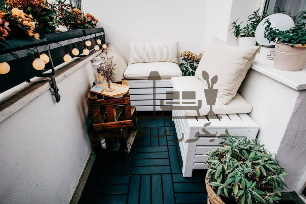 ديكور بلكونة صغيرة