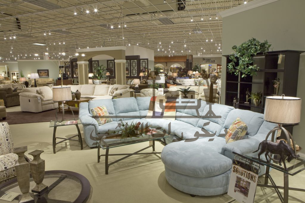 ديكورات محلات أثاث