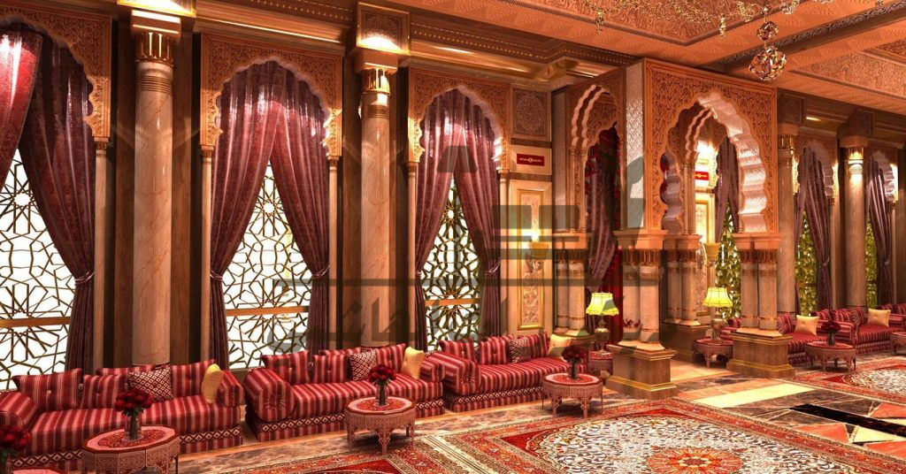 ديكورات قصور بطراز شرقي