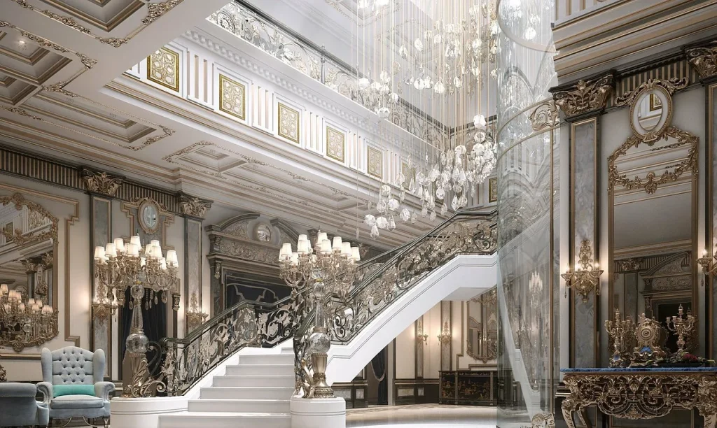 تنفيذ ديكورات قصور فاخرة