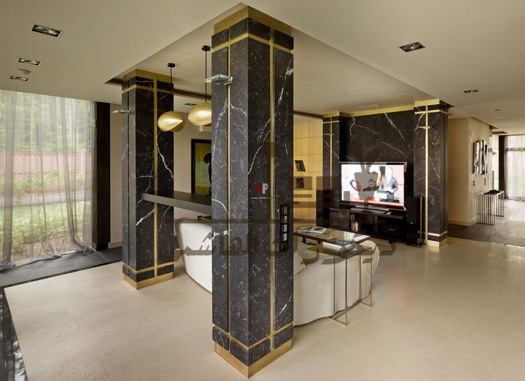 ديكور عمود مستطيل