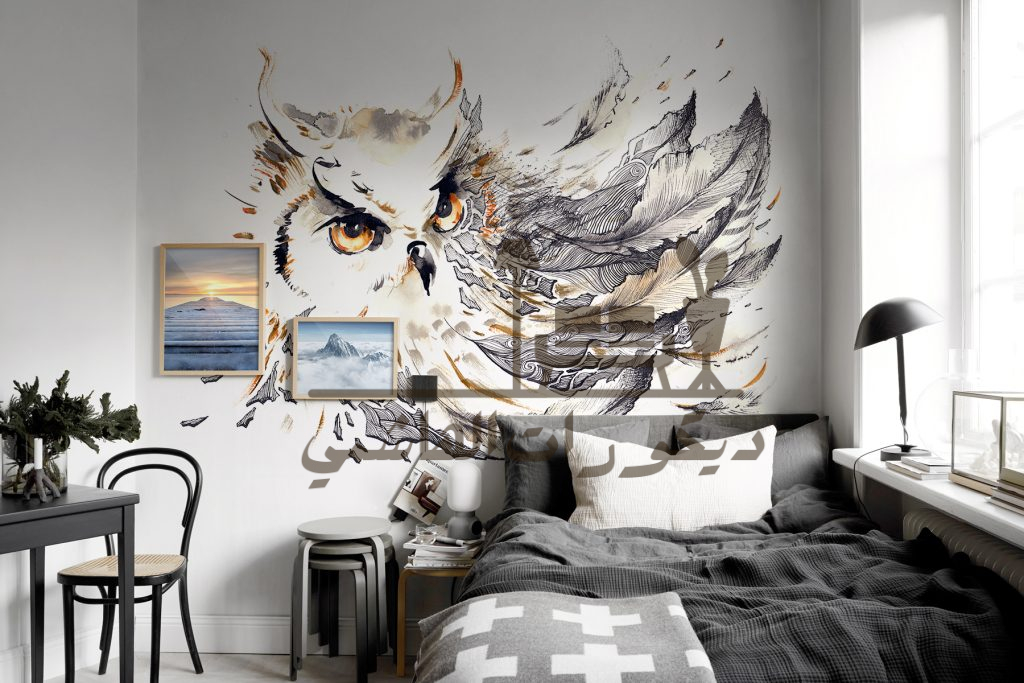 رسم ديكور على الحائط
