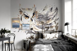 رسم ديكور على الحائط