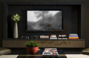 ديكورات شاشات بلازما على الحائط