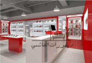 ديكور محل جوالات صغير