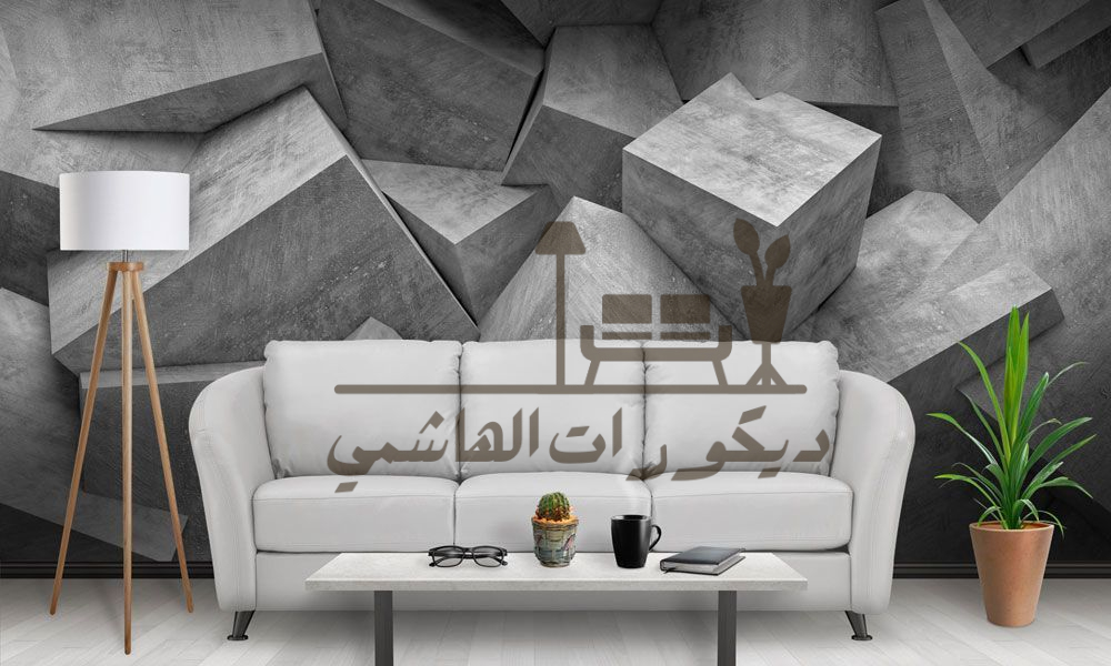 ديكور جدران مربعات