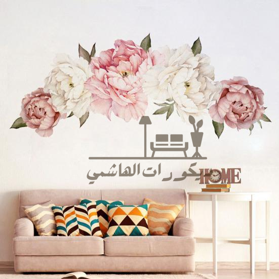 ديكور ورد على الحائط