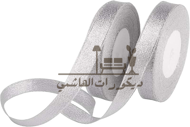 شريط ديكور فضي