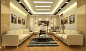 ديكور صالة مستطيلة طويلة