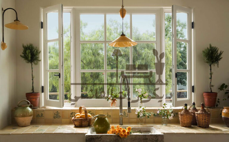 ديكور شباك مطبخ