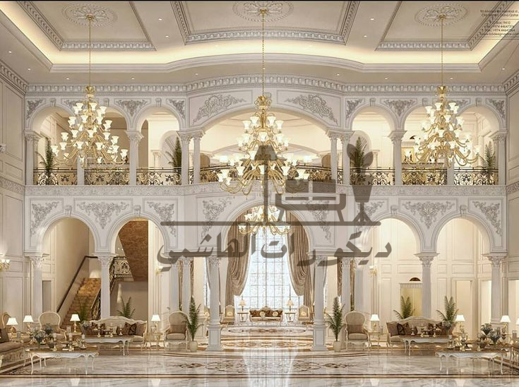 ديكورات فلل داخلية فخمة