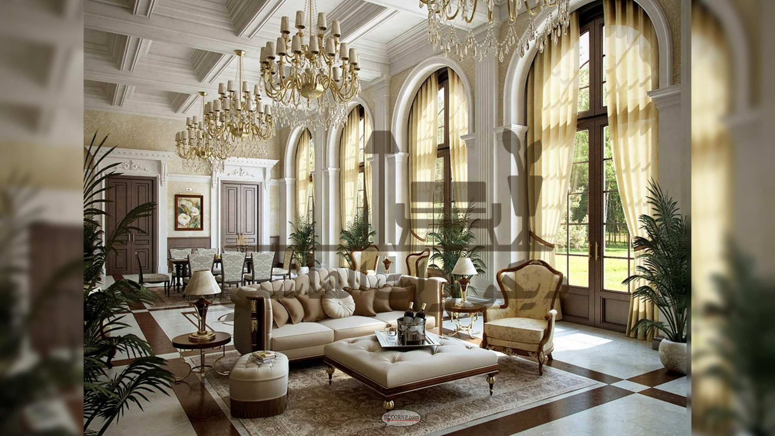 ديكورات فلل داخلية فخمة 1 ديكورات فلل داخلية فخمة