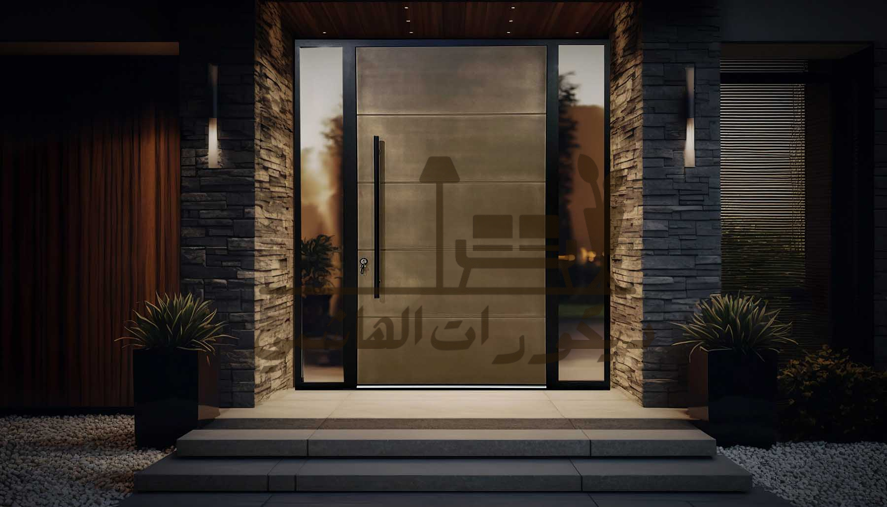 ديكور باب المنزل من الخارج