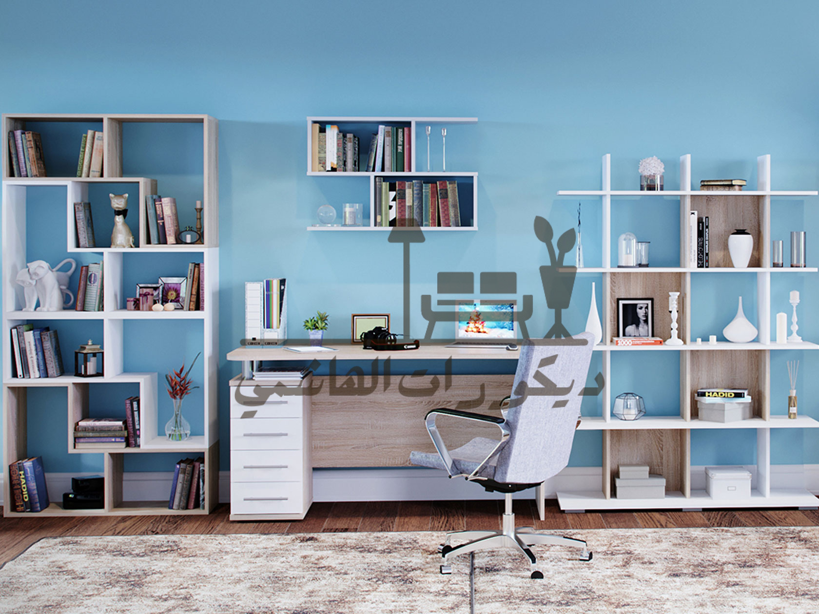 ديكورات مكاتب منزلية