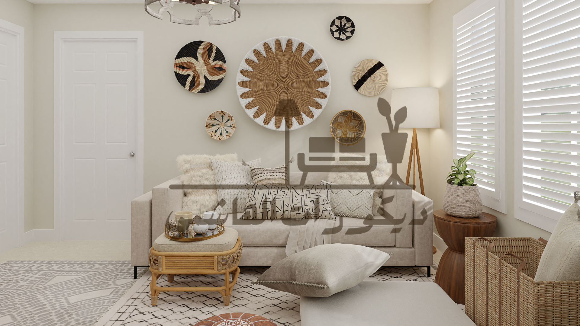 ديكورات غرف ضيوف بسيطة