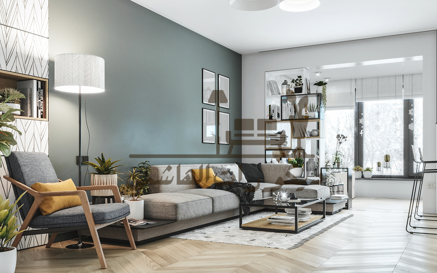 ديكورات صالات استقبال مودرن