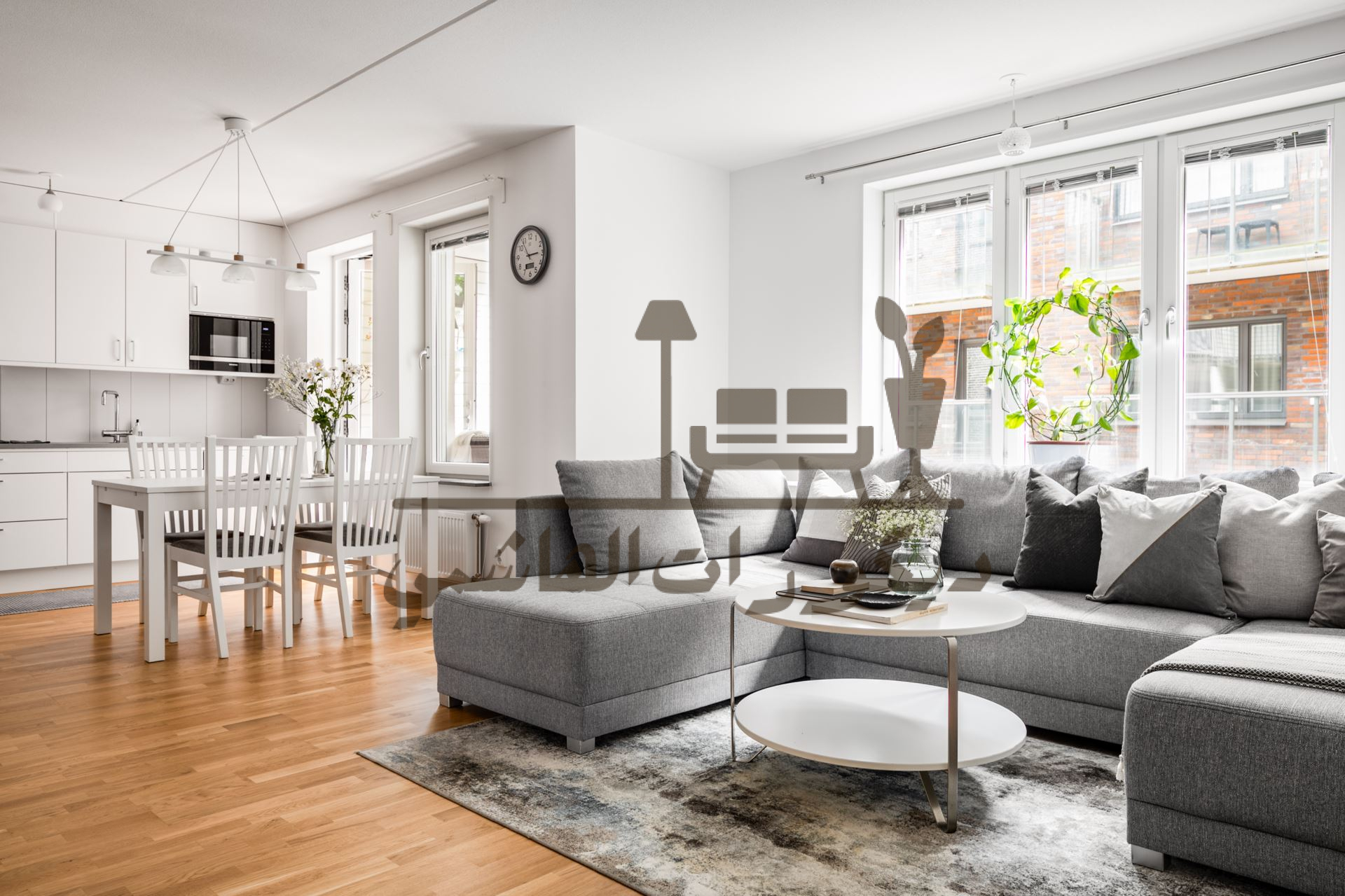 فرش ريسبشن قطعتين