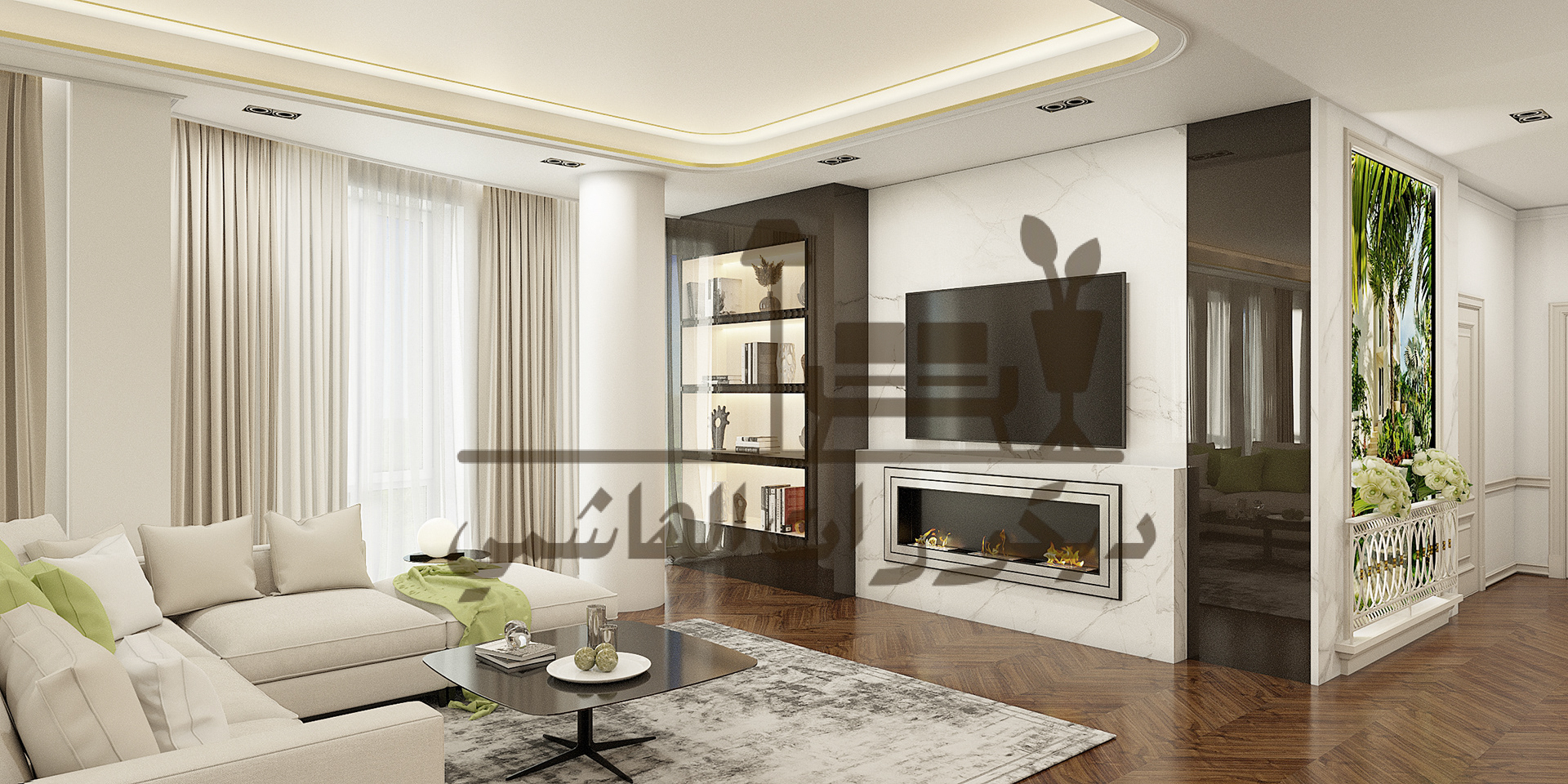 ديكور شاشات بلازما جبس بورد