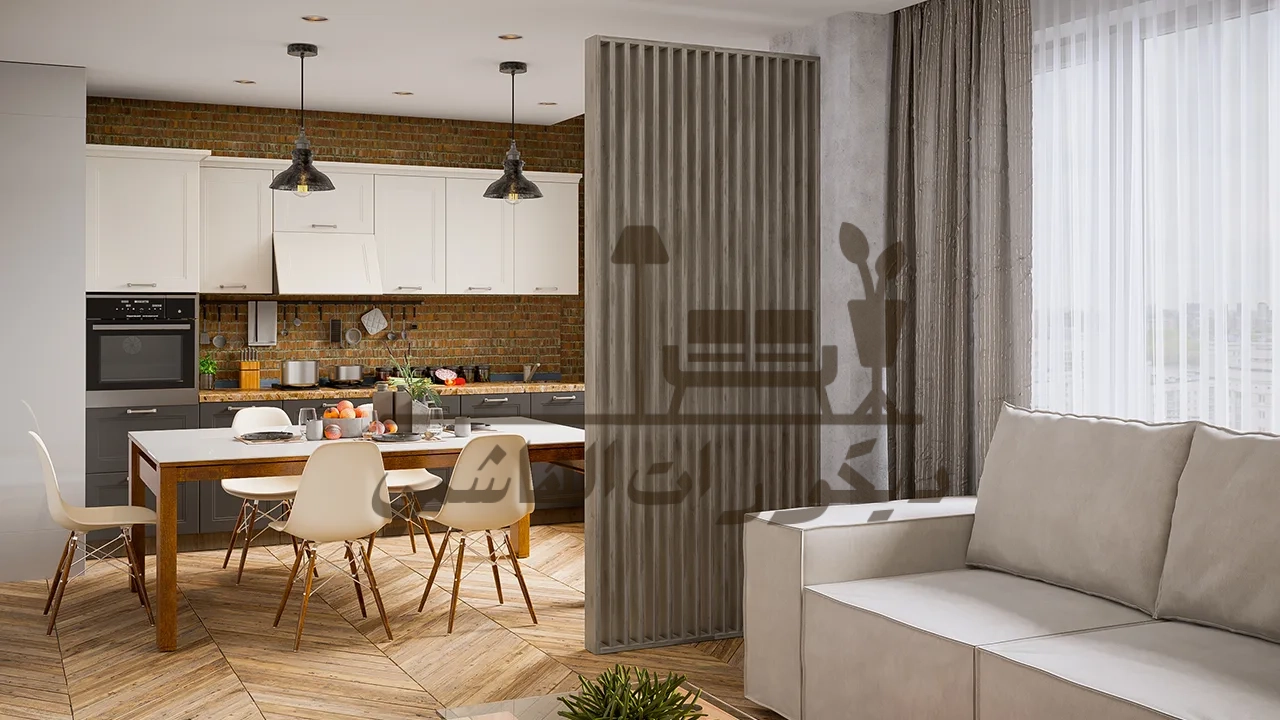 ديكور فواصل بين المطبخ والصاله