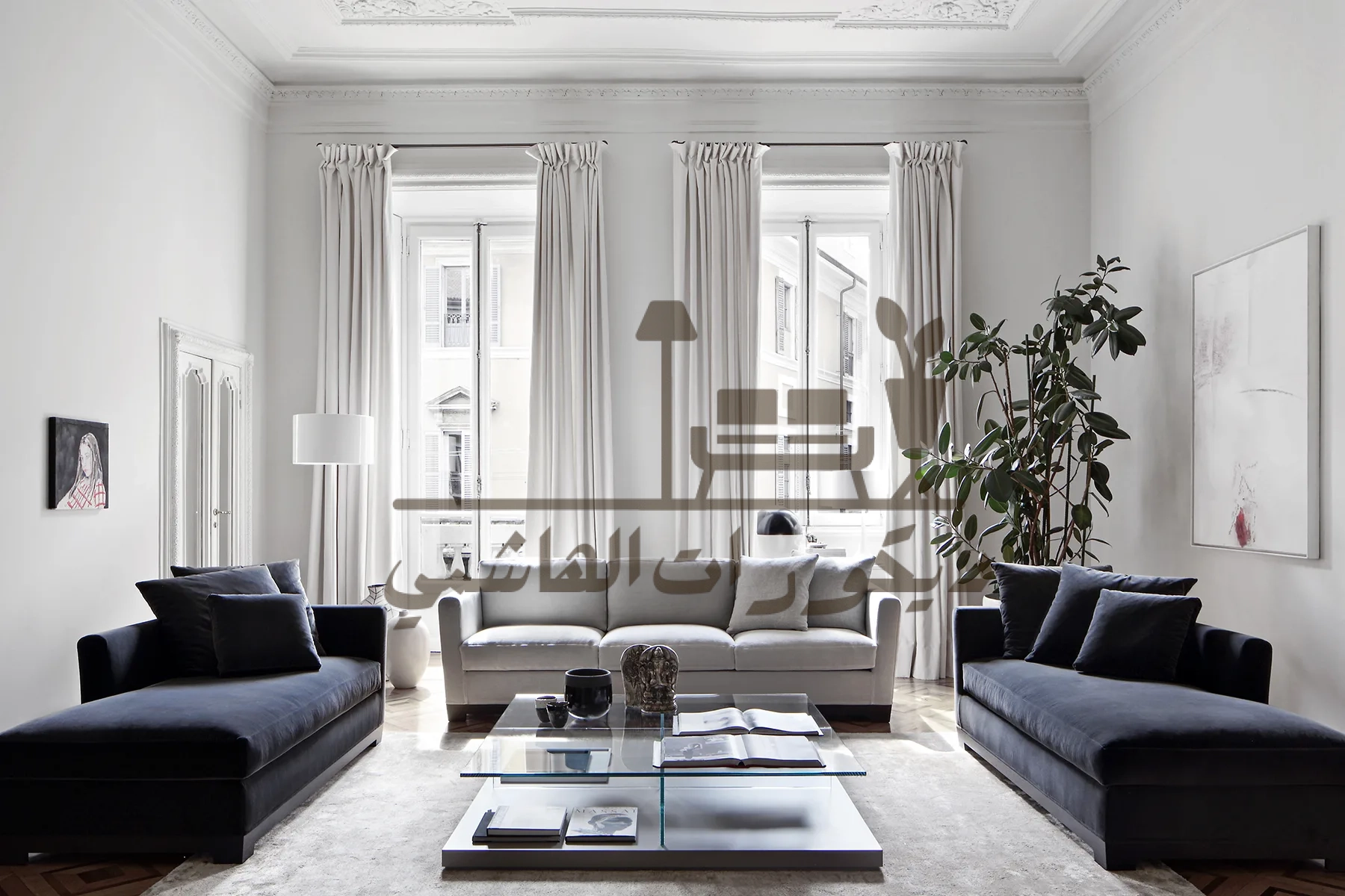 ديكورات صالة صغيرة