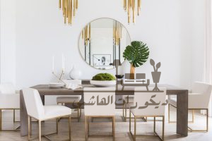 ديكور طاولة طعام