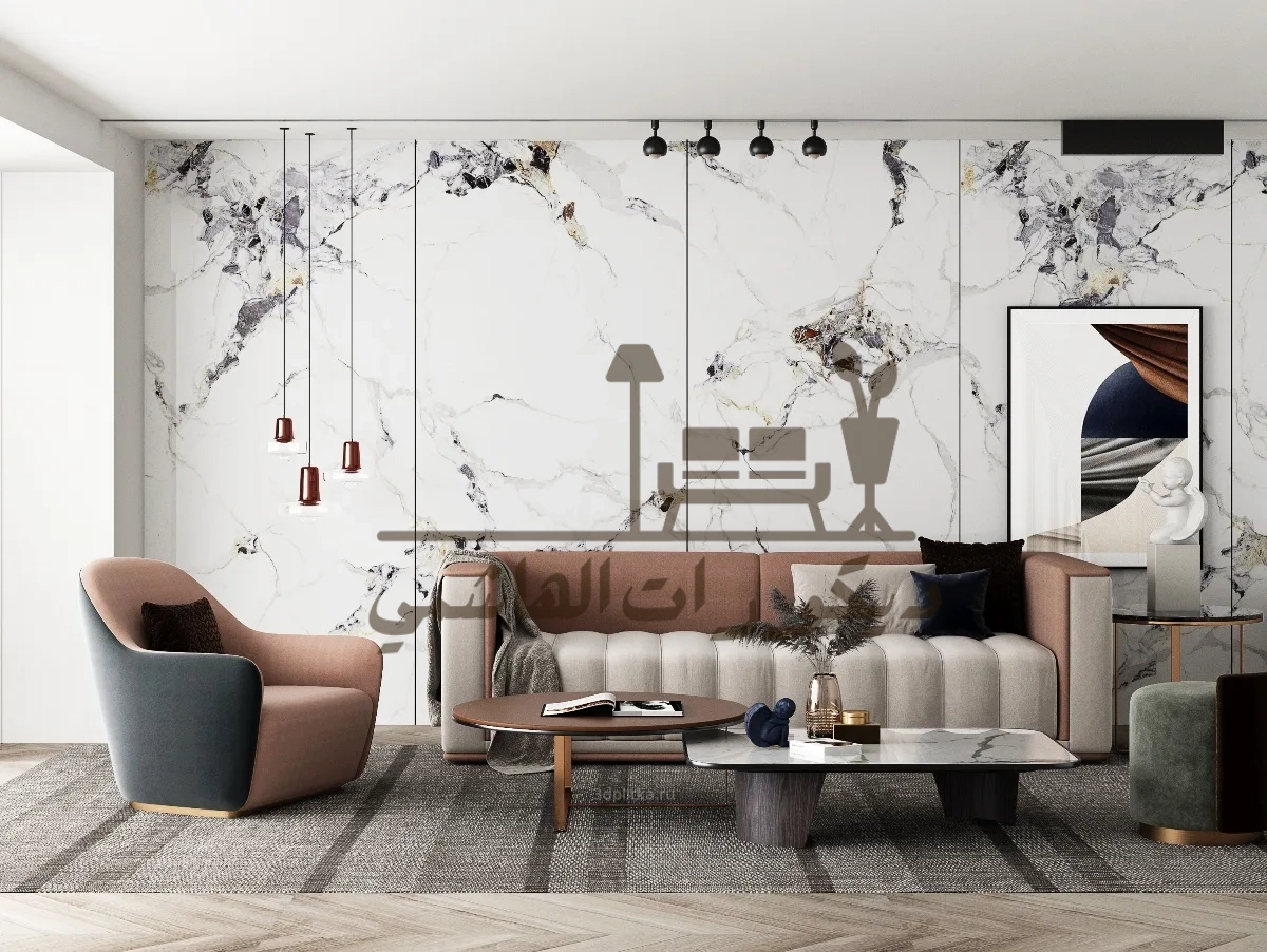 ديكورات جدران بديل الرخام