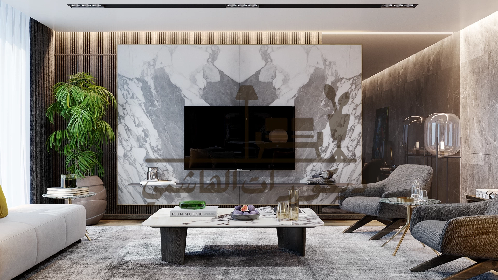 ديكورات جدران بديل الرخام