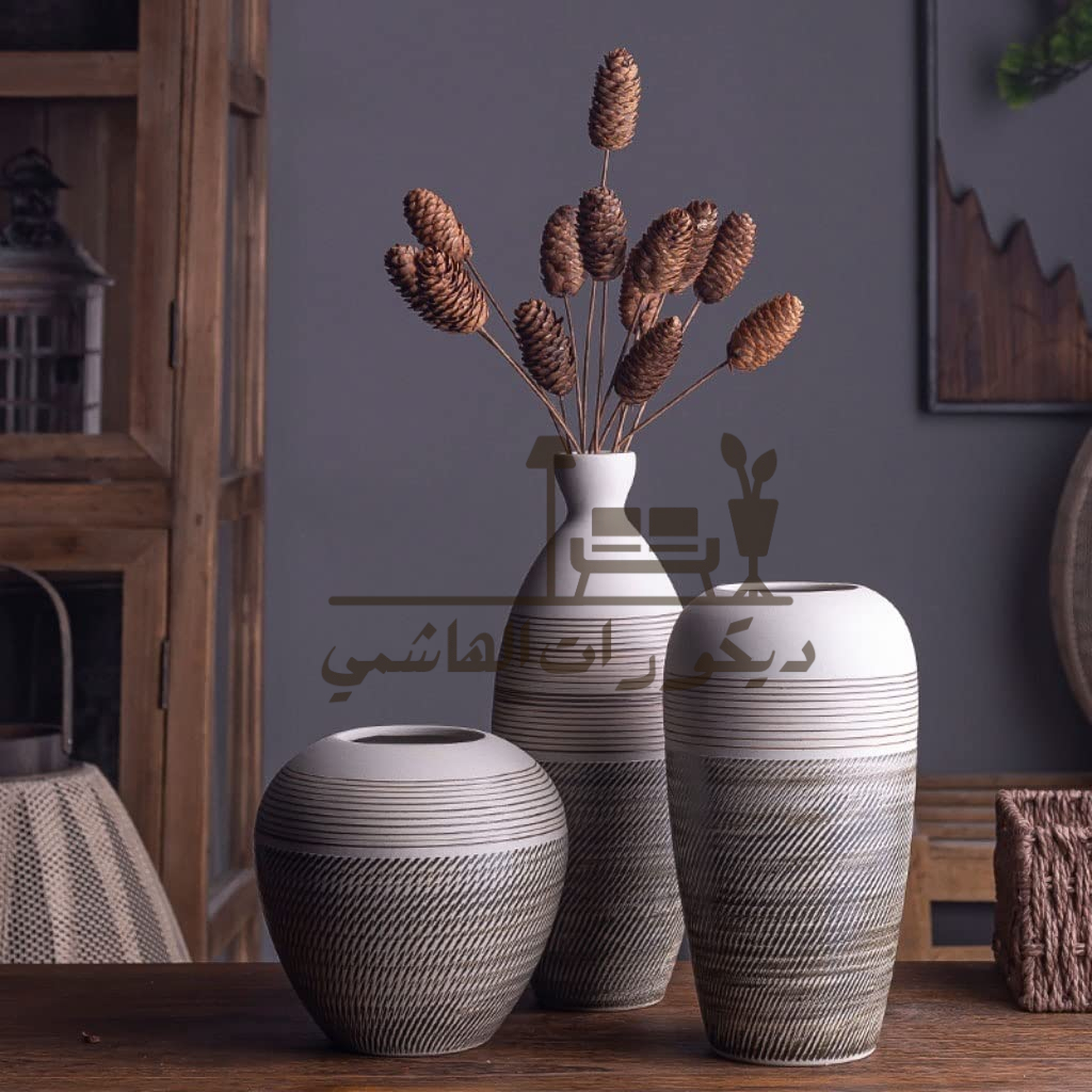 مزهريات كبيرة ديكور